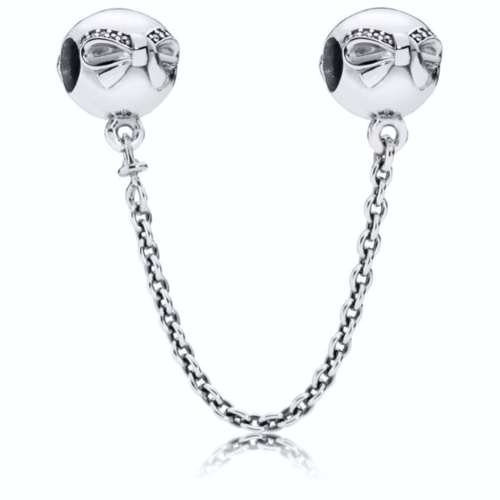 🔥Pandora🔥Dainty Bow Safety Chain